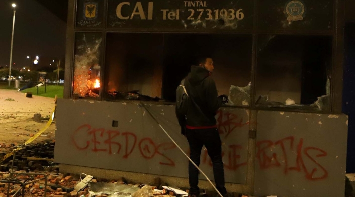 Violentas protestas en Bogotá por muerte de Javier Ordóñez