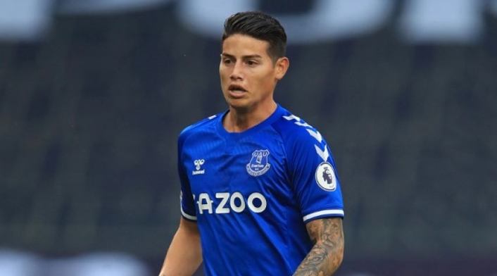 James Rodríguez, Tottenham vs Everton James Rodríguez, Tottenham vs Everton