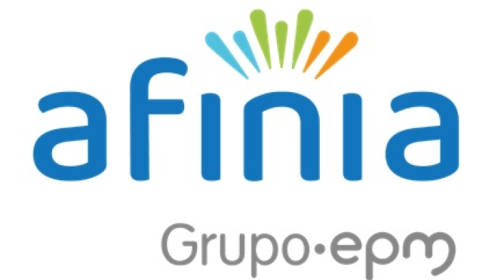 El logo de Afinia