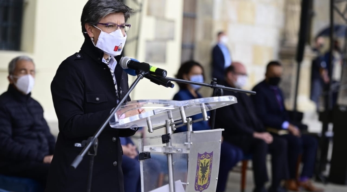 Alcaldesa Claudia López