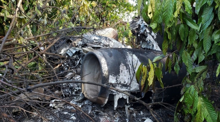 Accidente de avión con droga en Guatemala