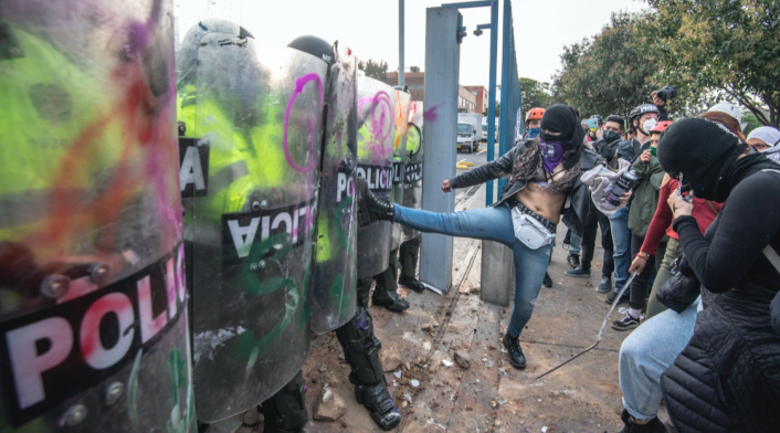 Protestas en Colombia