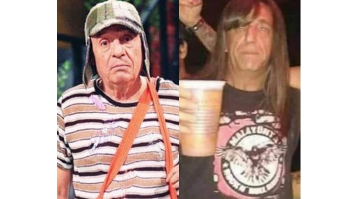 El Chavo del 8 metalero, un rockero muy parecido a Roberto Gómez Bolaños.