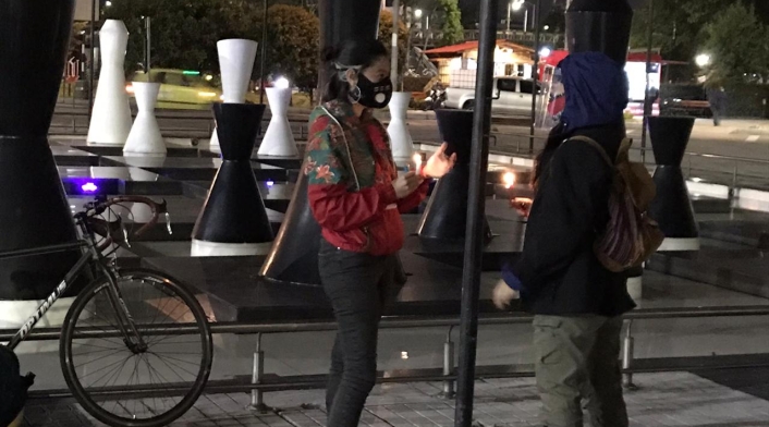 En Bogotá protestaron contra las masacres