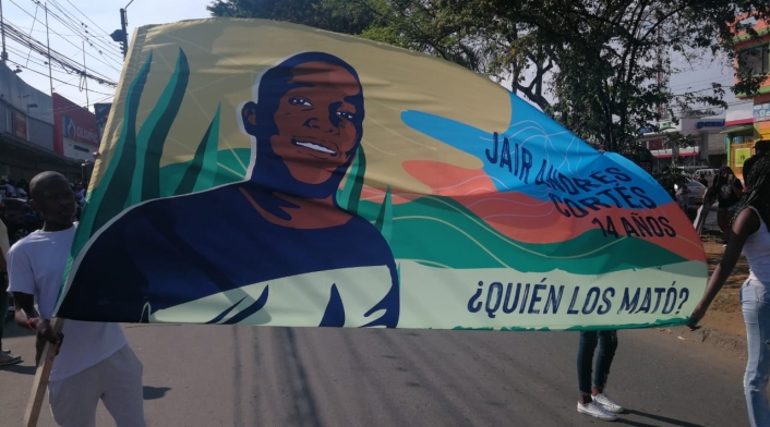 Marcha por las víctimas de la masacre de Llano Verde