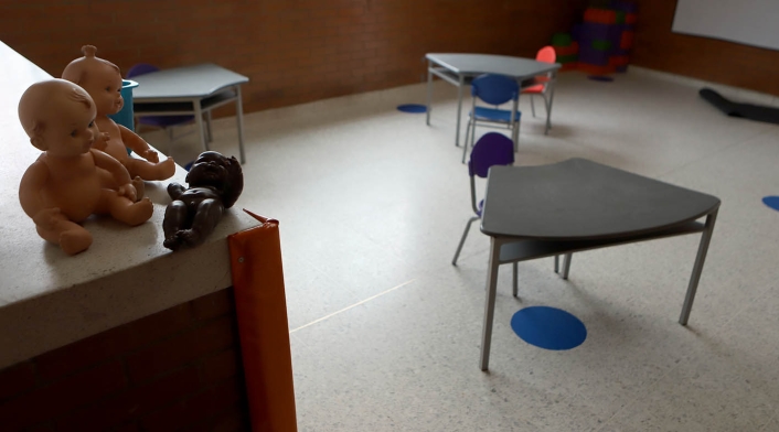 Jardines infantiles vuelven en pandemia / Niños en medio de covid-19