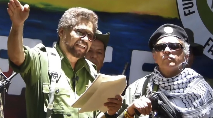 Iván Márquez y Jesús Santrich