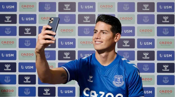 James Rodríguez, nuevo jugador de Everton.