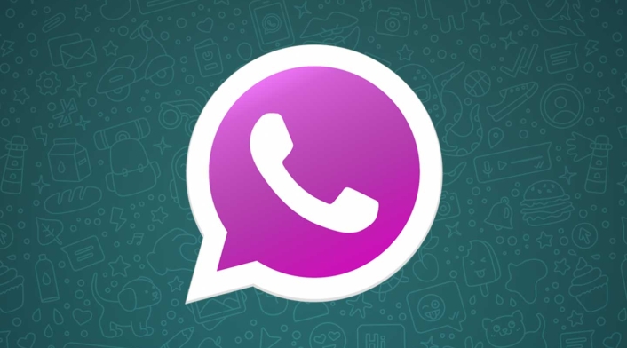 Logo WhatsApp rosado
