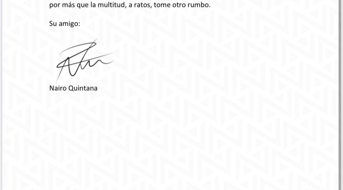 Comunicado Nairo Quintana