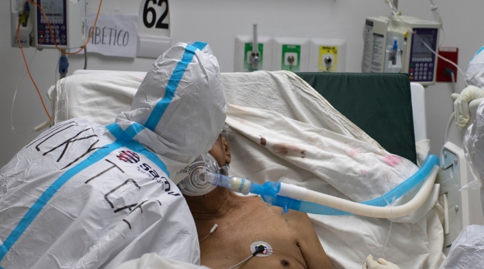 Pacientes contagiados de coronavirus