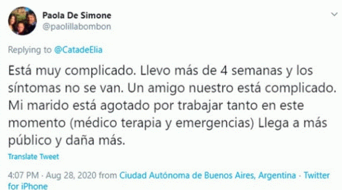 Profesora Paola De Simenone muere en clase por Zoom Profesora Paola De Simenone muere en clase por Zoom