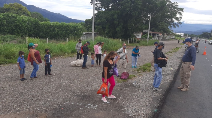 Población Migrante en la zona de frontera entre Colombia y Venezuela
