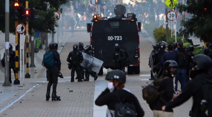 Protestas en Bogotá, 21 de septiembre de 2020