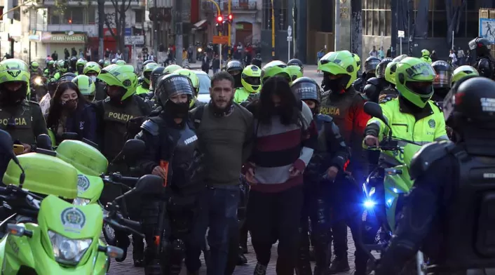 Protestas en Bogotá, 21 de septiembre de 2020