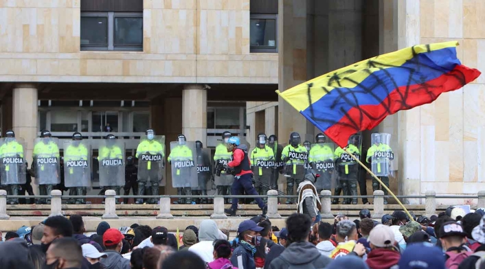 Protestas en Bogotá, 21 de septiembre de 2020