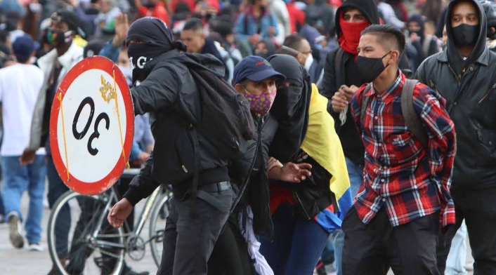 Protestas en Bogotá, 21 de septiembre de 2020