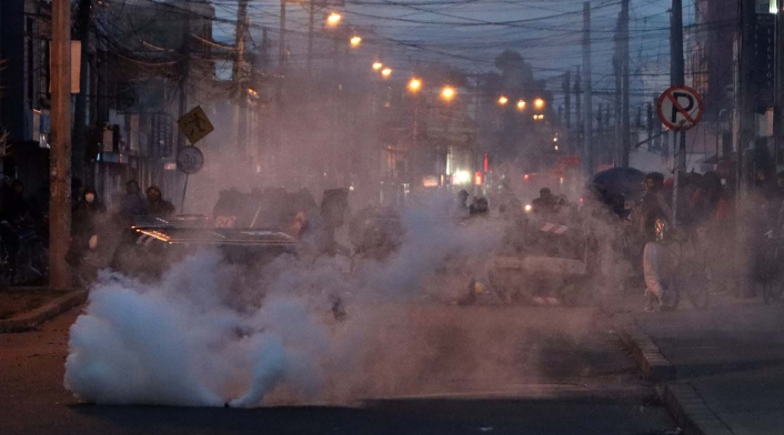 Protestas en Villa Luz, 10 de septiembre de 2020