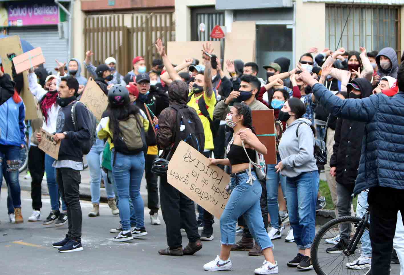Protestas en Villa Luz, 10 de septiembre de 2020