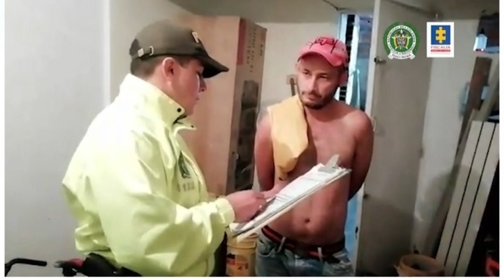 Momento de la captura de Héctor de Jesús Rivera Ruiz.