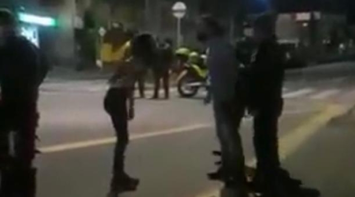 La estructura del CAI fue afectada con piedras y otros elementos