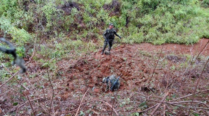 En la imagen se alcanza a dimensionar la magnitud de la explosión