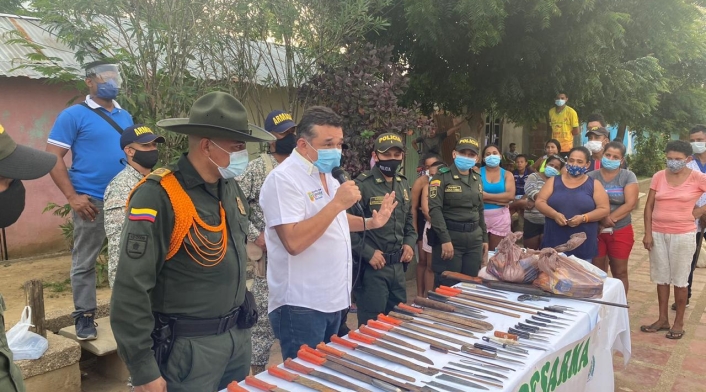 Plan desarme en El Carmen de Bolívar
