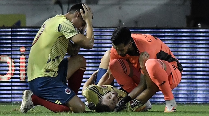 Lesión Santiago Arias, Selección Colombia
