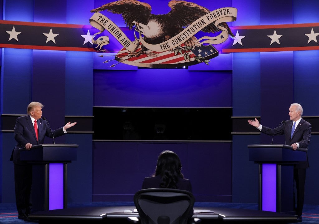 Debate de Donald Trump y Joe Biden Debate de Donald Trump y Joe Biden