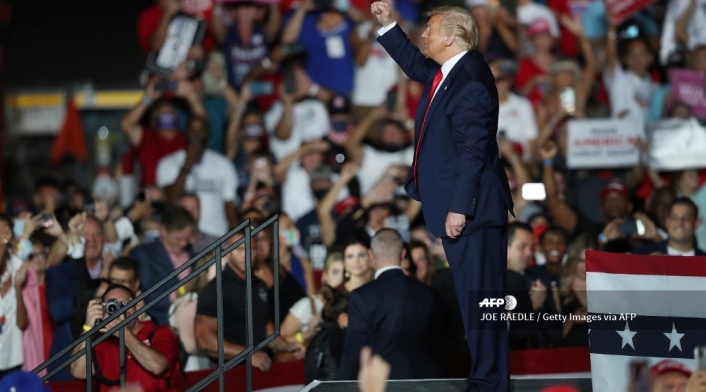 Donald Trump en campaña