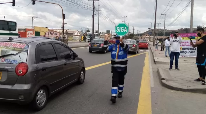 Pico y placa en la Autopista Sur