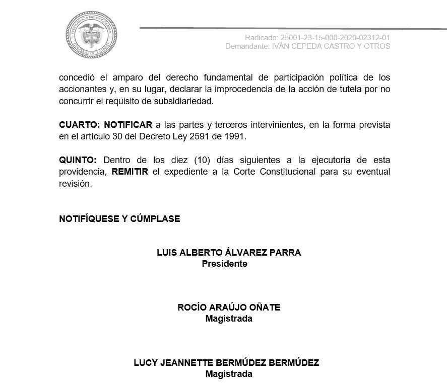CONSEJO DE ESTADO
