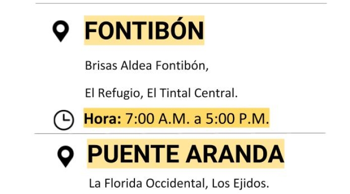 Cortes de luz para el jueves 29 de octubre en Bogotá