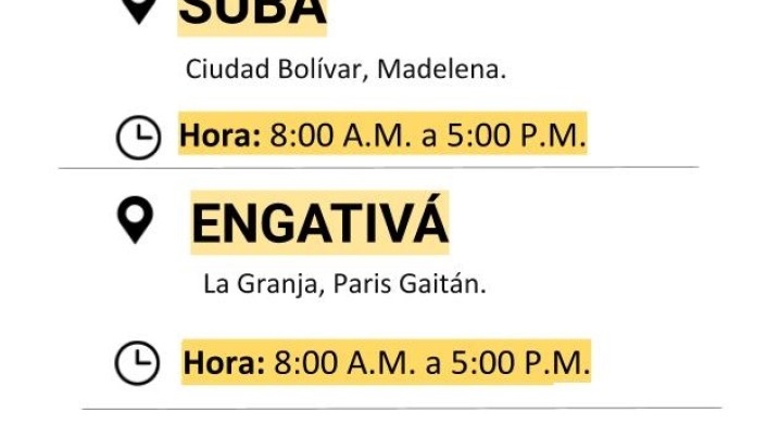 Cortes de luz para el martes 6 de octubre en Bogotá