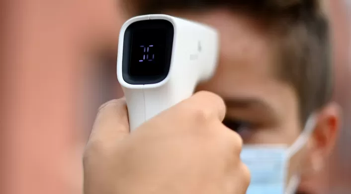 Toma de temperatura por coronavirus