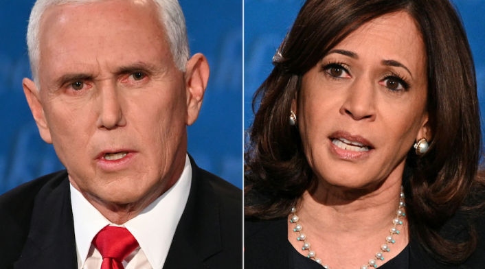 Mike Pence y Kamala Harris
