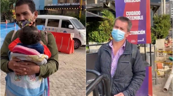 Denuncian discriminación a venezolanos en una calle del norte Bogotá