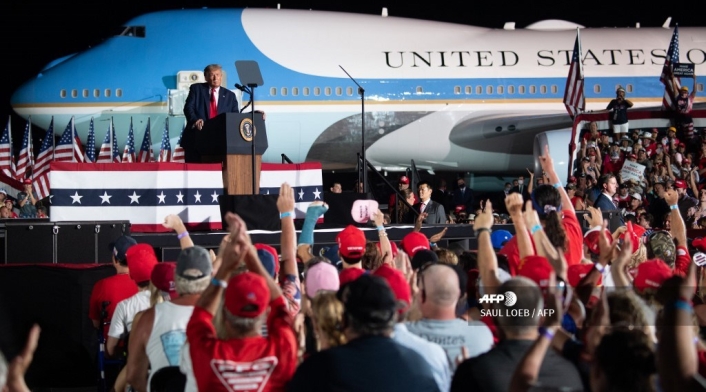 Donald Trump en campaña