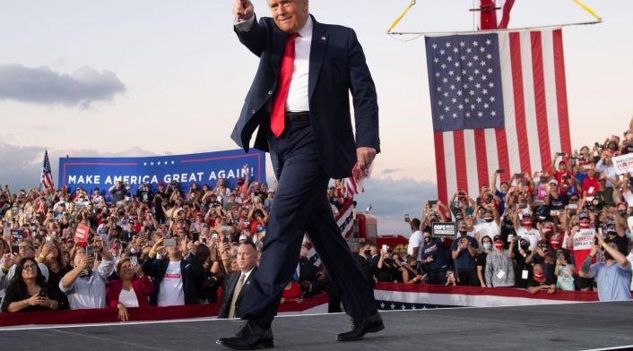 Donald Trump en campaña