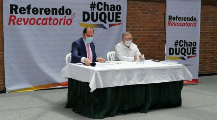 Roy Barreras, referendo revocatorio