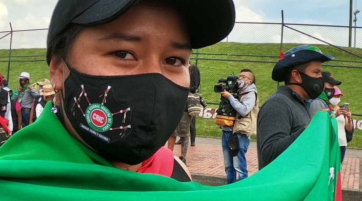Minga indígena y su recorrido por Bogotá