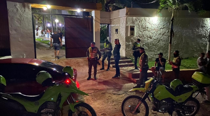 La Policía intervino las fiestas clandestinas.
