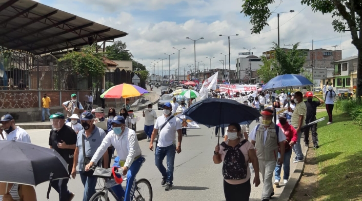 Manifestaciones Popayán.