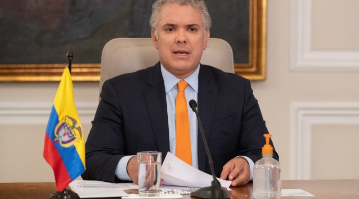 Presidente Iván Duque, 14 de octubre de 2020