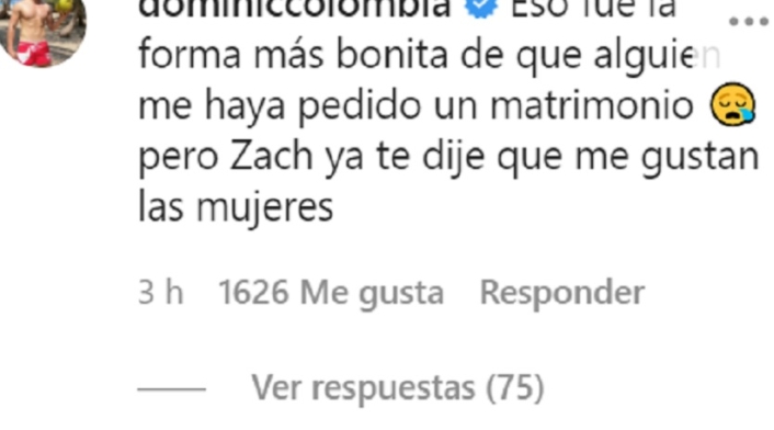 Respuesta de Dominic