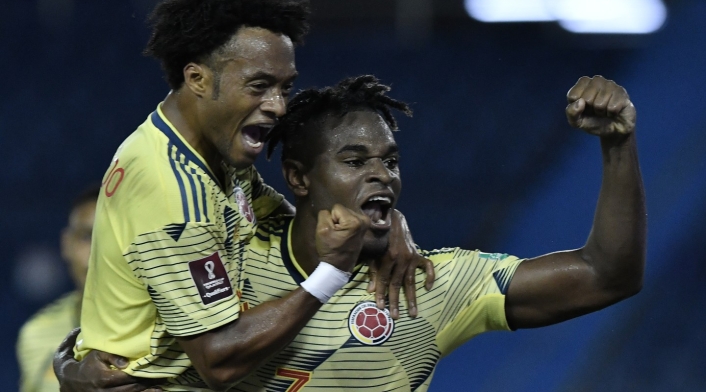 Selección Colombia - Duván Zapata - Juan Guillermo Cuadrado Selección Colombia - Duván Zapata - Juan Guillermo Cuadrado