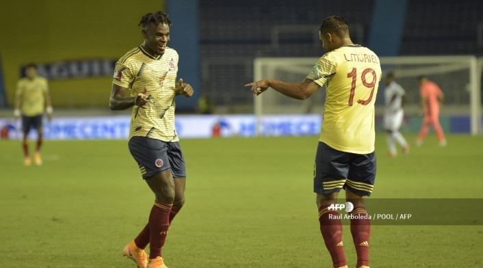 Selección Colombia: Duván Zapata y Luis Fernando Muriel Selección Colombia: Duván Zapata y Luis Fernando Muriel