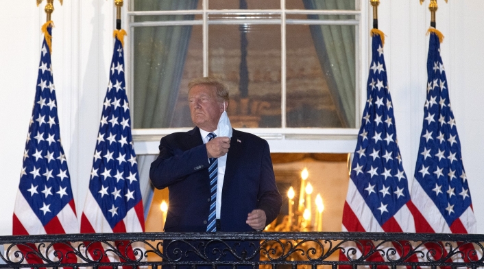 Donald Trump con coronavirus Donald Trump con coronavirus