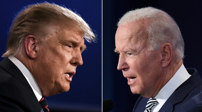 Trump y Joe Biden compiten por la Casa Blanca