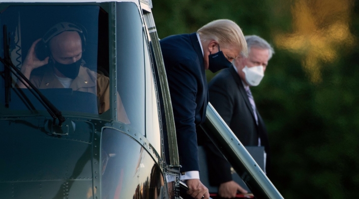 Trump - coronavirus El presidente de Estados Unidos, de 74 años, contrajo coronavirus.
